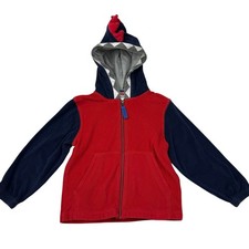 Hanna Andersson Terry Hooded Zip Sweatshirt Jacket
