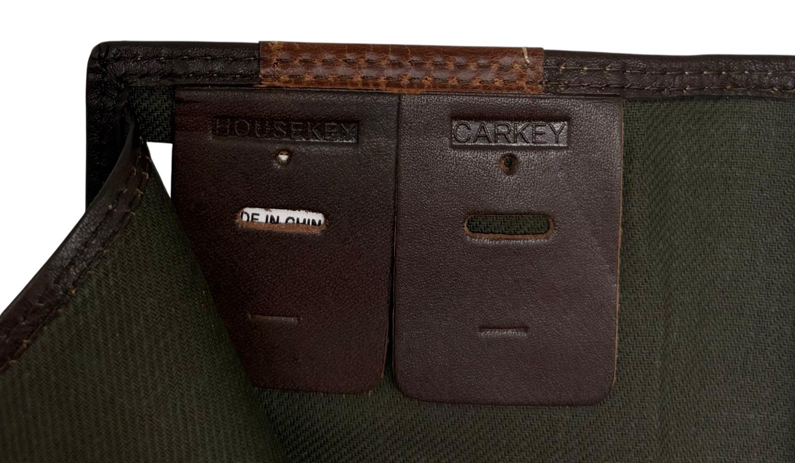 Ole Miss Rebels Genuine Leather Branded Secretary Wallet-Tall/Roper-by Enmon-New