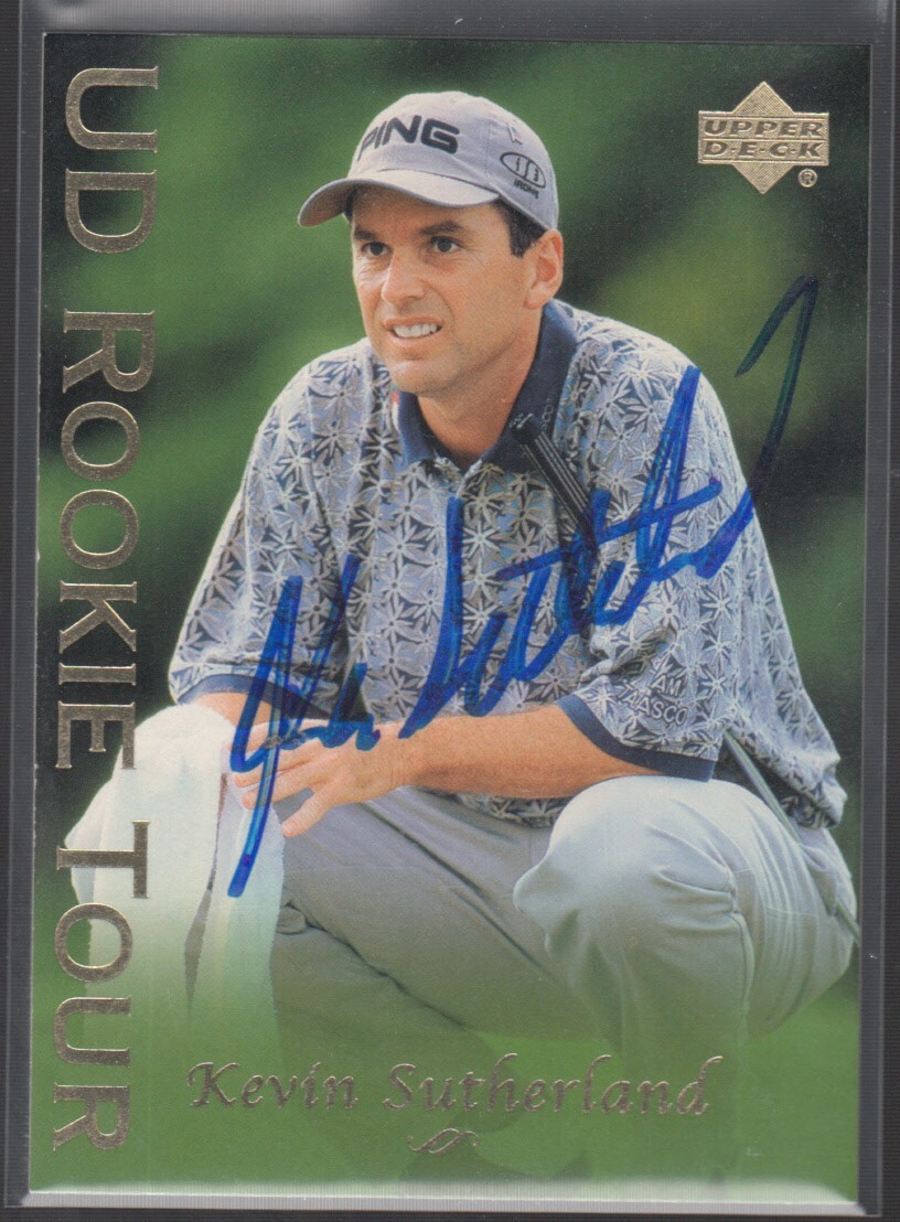 KEVIN SUTHERLAND 2003 Upper Deck #37 Rookie Tour RC TTM/IP Signed Autographed