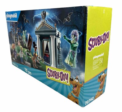 Playmobil Scooby Doo Daphne Fred Cemetery Play Set 70362 70 Piece