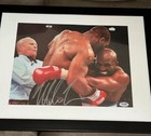 Iron Mike Tyson Framed Autograph - Evander Holyfield Fight (PSA) — photo 3