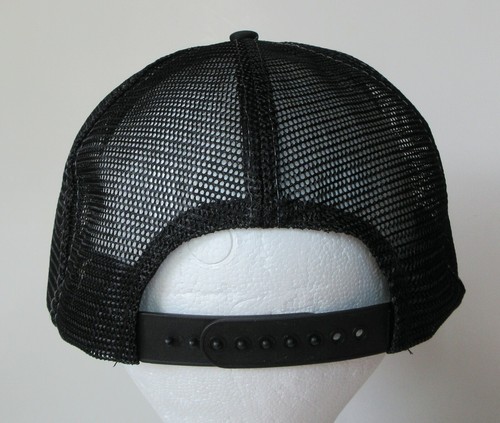 Snapback Clementina Alquiler de Equipos de Contratista Malla Camionero Sombrero Negro Amarillo - Imagen 5 de 7