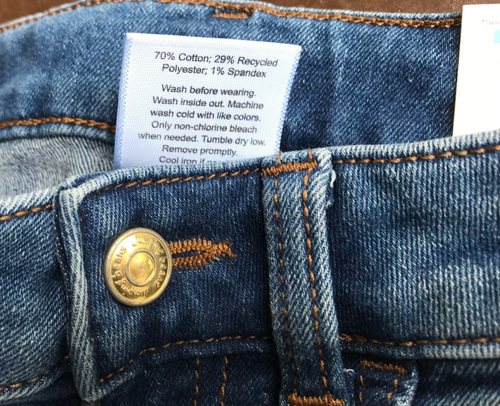 Girls Jumping Beans 6X 6 Plus Skinny Blue Jeans Adjustable Waist $19 NWT 09 - Picture 7 of 7