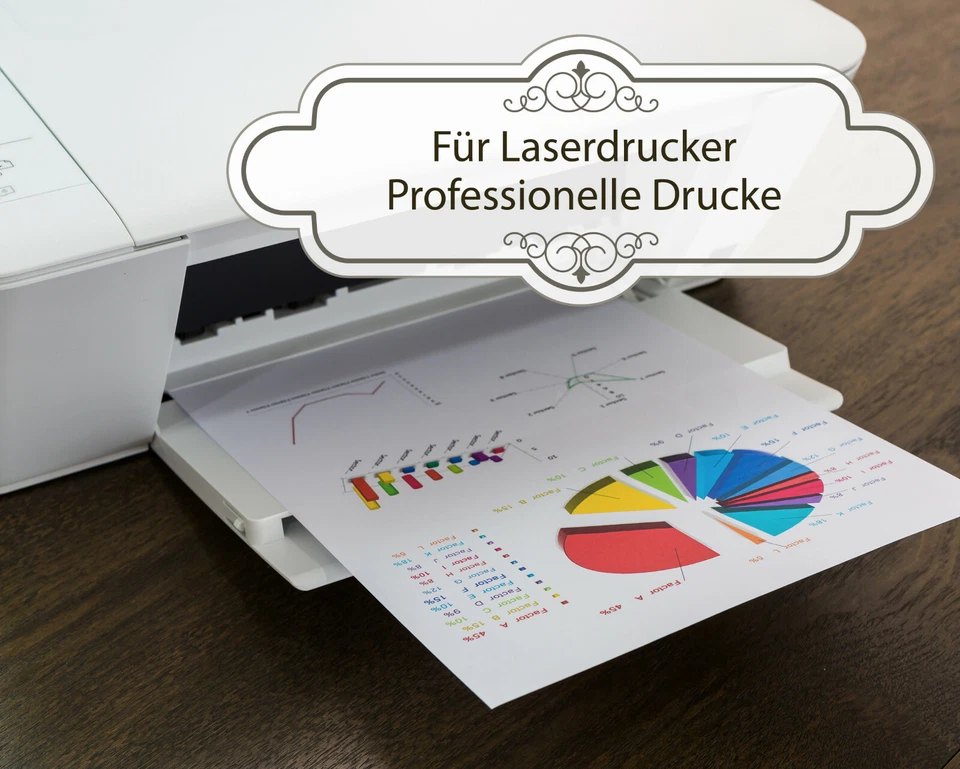 PREMIUM Fotopapier Druckerpapier für Laserdrucker 200g Matt A4 weiß BEIDSEITIG - Bild 2 von 4