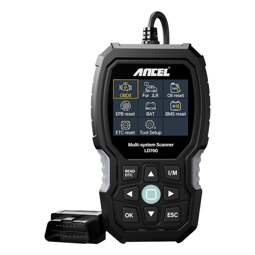 ANCEL LD700 Coche OBD2 Escáner Todos los Sistemas Herramienta de Diagnóstico Aceite TPMS ABS SRS EPB - Imagen 12 de 14