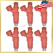 6Pcs HDB305F Fuel Injector For Mitsubishi Eclipse Endeavor Galant 3.8L 2004-2012