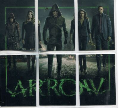 Arrow Season 3 Complete Team Arrow Chase Card Set Z1-6