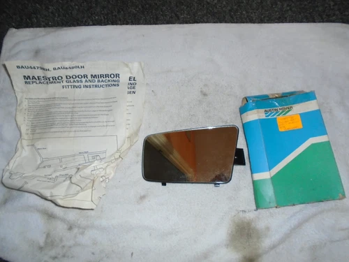 Austin, MG Maestro 1983-1/1986 NOS Genuine Left Door Mirror Convex Glass