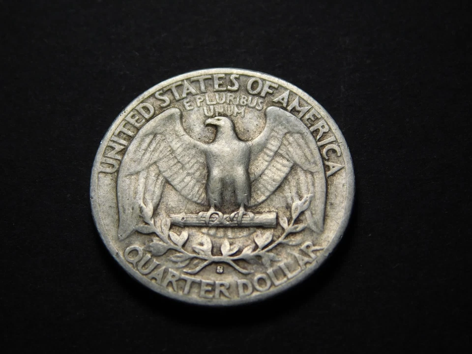 US COINS  1942-S DOUBLE DIE DD WASHINGTON QUARTER - Image 4 of 4