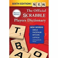 The Official SCRABBLE Players Dictionary, Sixth Edition (Trade Paperback) - GOOD