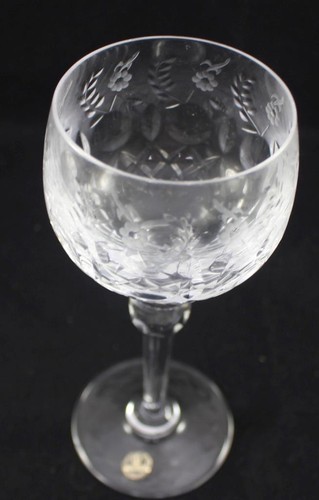 Rogaska Crystal Gallia Set of 1 Brandy Glass 1 Goblet and 2 Hock Wine Glasses - Picture 7 of 7