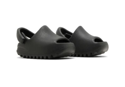 Adidas Yeezy Slides Infants 'Dark Onyx' Size 5K 7K HQ4118 DS Black Kanye West