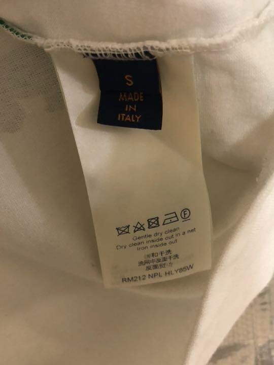 Louis Vuitton TOURIST VS PURIST Print T-Shirt Tops Men S White 21AW From Japan
