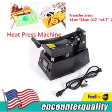 4.7"x4.7" Digital T-Shirt Heat Press Machine Sublimation Transfer Label Printer