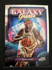 Jalen Rose Galaxy Greats Topps Chrome Cosmic Basketball 23-24GG-22 Chicago Bulls