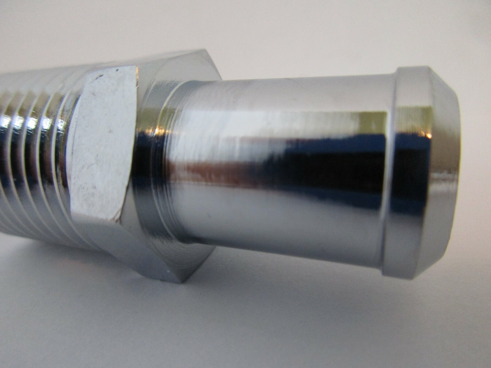 5/8" BARB X 1/2" NPT HEATER HOSE FITTING INTAKE MANIFOLD ALUMINUM CHEVY