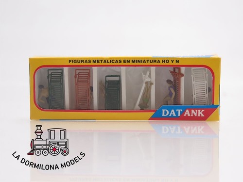 DATANK 4045 1:87 DECORACIÓN - 6 PEROSNAJES PARA PLAYA PISCINA + AMACAS (C.104) - 第 1/1 張圖片