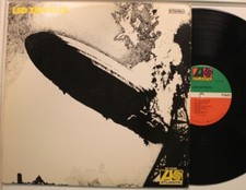 Led Zeppelin Lp Self-Titled 1984 Columbia House Record Club Issue On Atlantic
