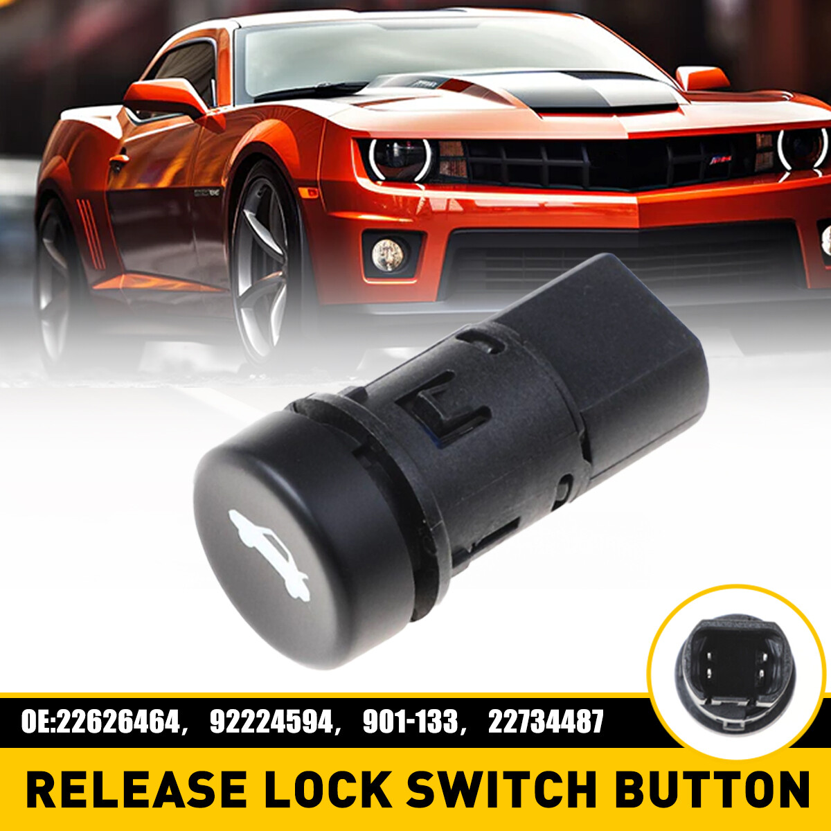 Trunk Release Lock Switch Button For 2010 2011-2015 Chevrolet Camaro 92224594