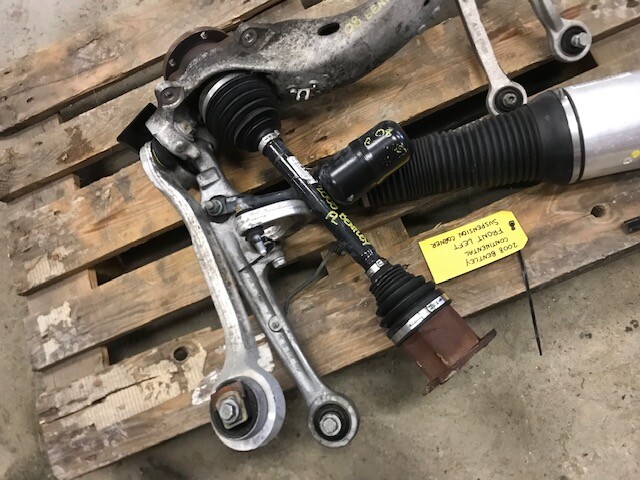 06-12 Bentley Continental Flying Spur LEFT FRONT SUSPENSION KNUCKLE CONTROL ARMS