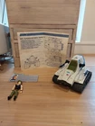 Vintage GI Joe ARAH Triple T Tank And Sgt Slaughter W/ Blueprints & Filecard