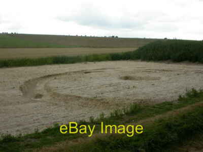 Photo 6x4 Down Farm, excavated barrow Gussage St Andrew Local farmer and  c2009