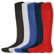 Football Socks Boys Mens Childs Kids Hockey Sports Soccer Rugby Plain PE School