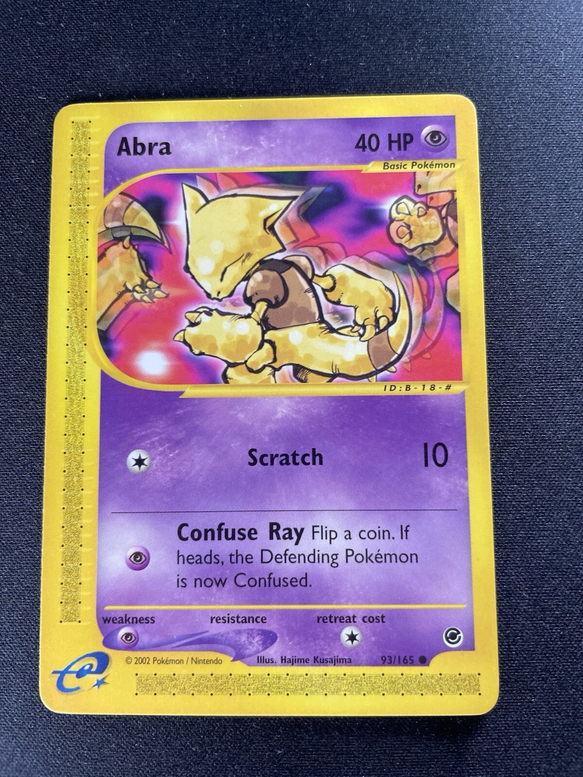 Pokemon Expedition Base Set ABRA Unlimited 93/165 NM
