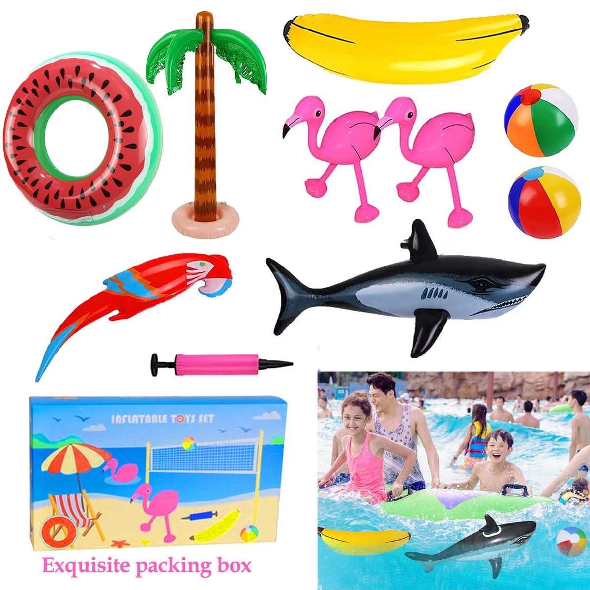 Blow up best sale fish decorations