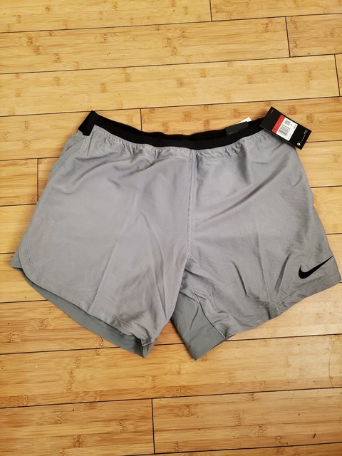 Nike Pro Flex Rep Shorts Size Large Training Grey Mens Cj4997 073 Running  for sale online | eBay
