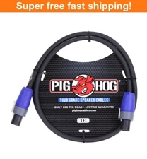 PIG HOG PHSC3SPK SPEAKER CABLE, 3FT (14 GAUGE WIRE), SPEAKON TO SPEAKON - New
