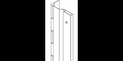 MARKAR FS/SC309 FULL SURFACE SWING CLEAR PIN & BARREL HINGE, FINISH-SATIN SS - Image 1 of 4