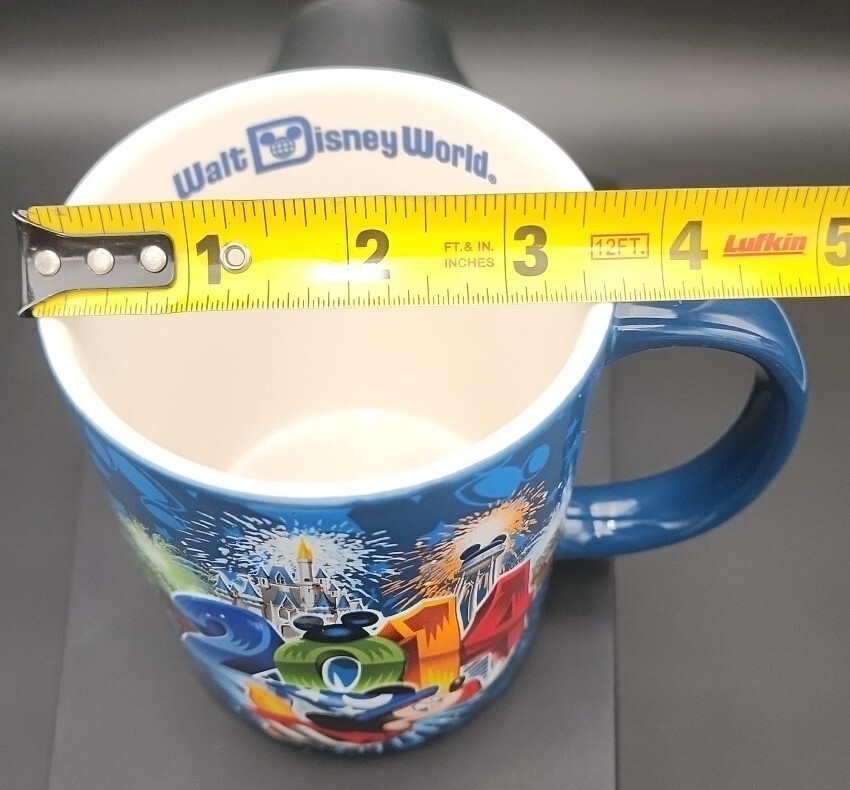 Walt Disney World 2014 Coffee Mug Mickey 3d Ceramic Wizard Fantasia | eBay