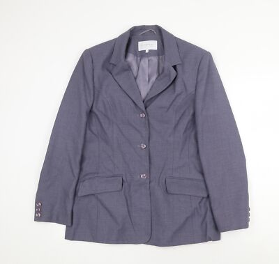 Autonomy Damen grau Polyestermischung Anzugjacke Größe 14