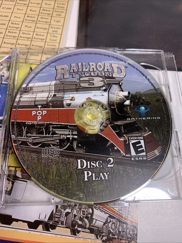 Railroad Tycoon 3 PC CD-ROM 2003 Pop Top Software Complete in Box Pre-owned - Picture 4 of 10