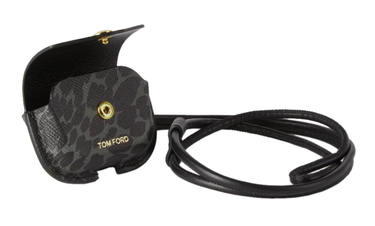 Tom Ford Apple AirPods Case Hülle Kopfhörer Lanyard Tasche Bag