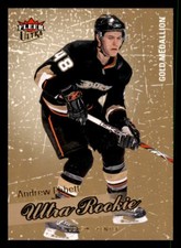 2008-09 Ultra Gold Medallion #224 Andrew Ebbett Anaheim Ducks