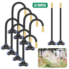 5/10pcs Automatic Drip Irrigation System, 360° Bendable Drip Irrigation Kit