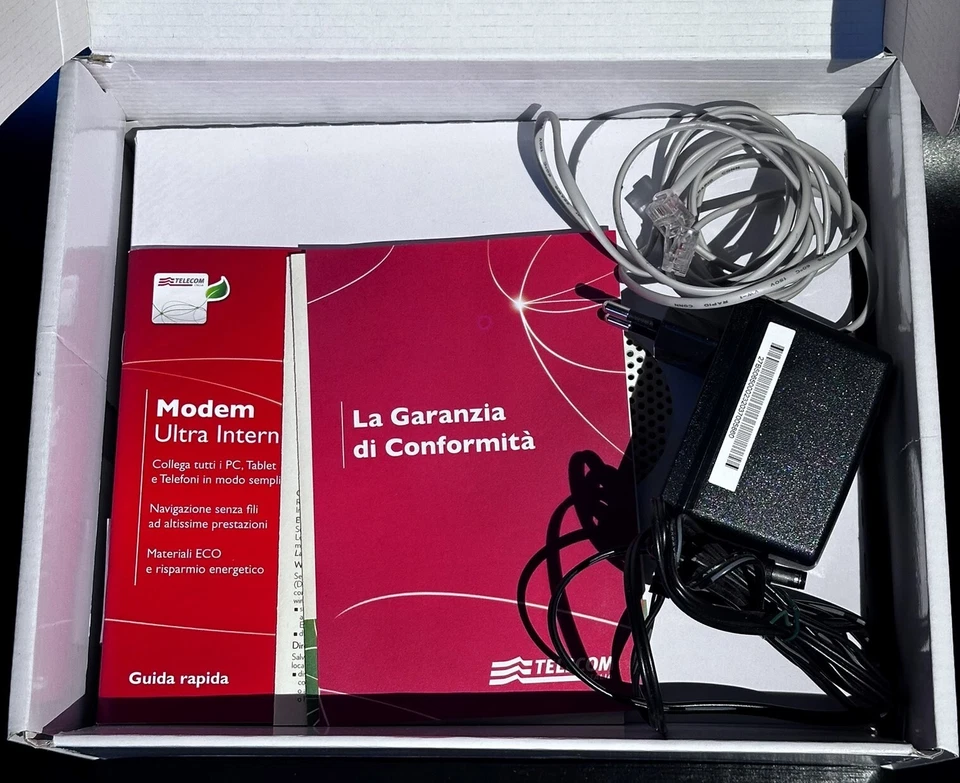 Modem Ultra Internet ADSL/Fibra NMU:764738 by Technicolor / Telecom - Immagine 2 di 4