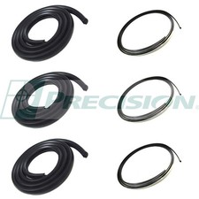 New 6pc Rear Window Seal Kit Wchrome Strip For 47-54 Early 55 Chevy Truck