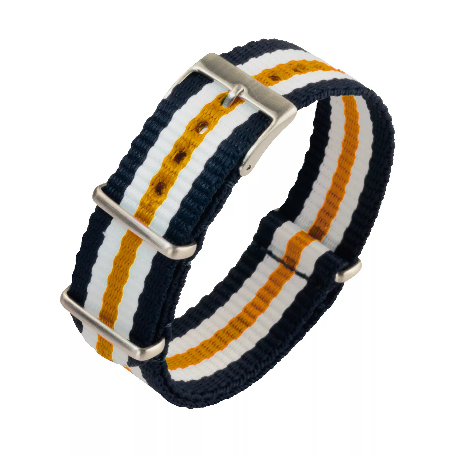 Watch Strap Military Nylon Orange by Eulit - 20 mm - Replacement Band