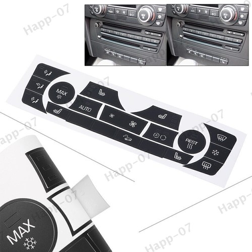 AC Climate Button Stickers Decals Repair For BMW E90 E92 E91 323i 325i 2006-2011 - Picture 1 of 6