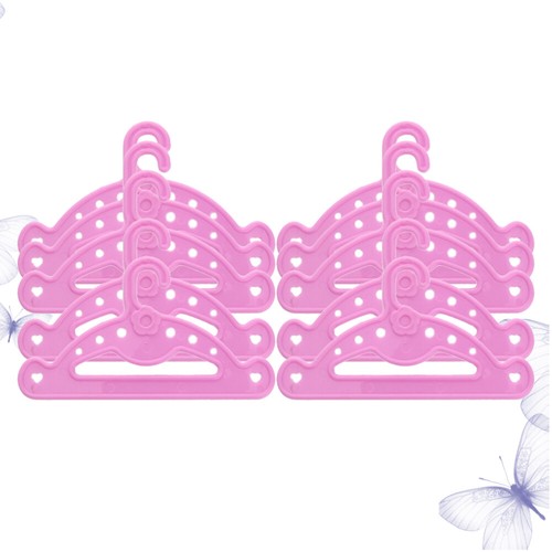 10 Pcs Pet Kleiderbügel Puppe Kleidung Kleiderbügel Puppe Möbel Zubehör - Bild 11 von 12