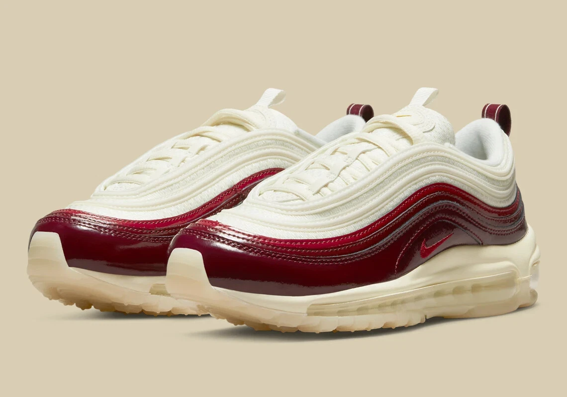 Nike Air Max 97 Coconut Milk Dark Beetroot Leather DQ8582 600 - SIZE 7  WOMENS | eBay