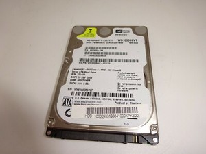 160 GB SATA NOTEBOOK FESTPLATTE WESTERN DIGITAL WD1600BEVT  2,5 ZOLL  #NFP52