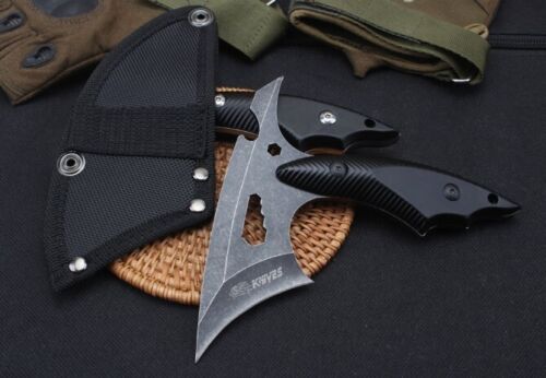 NEW MINI AXE WITH SHEATH TACTICAL CAMPING SURVIVAL HUNTING OUTDOOR FISHING AXES - Picture 5 of 8