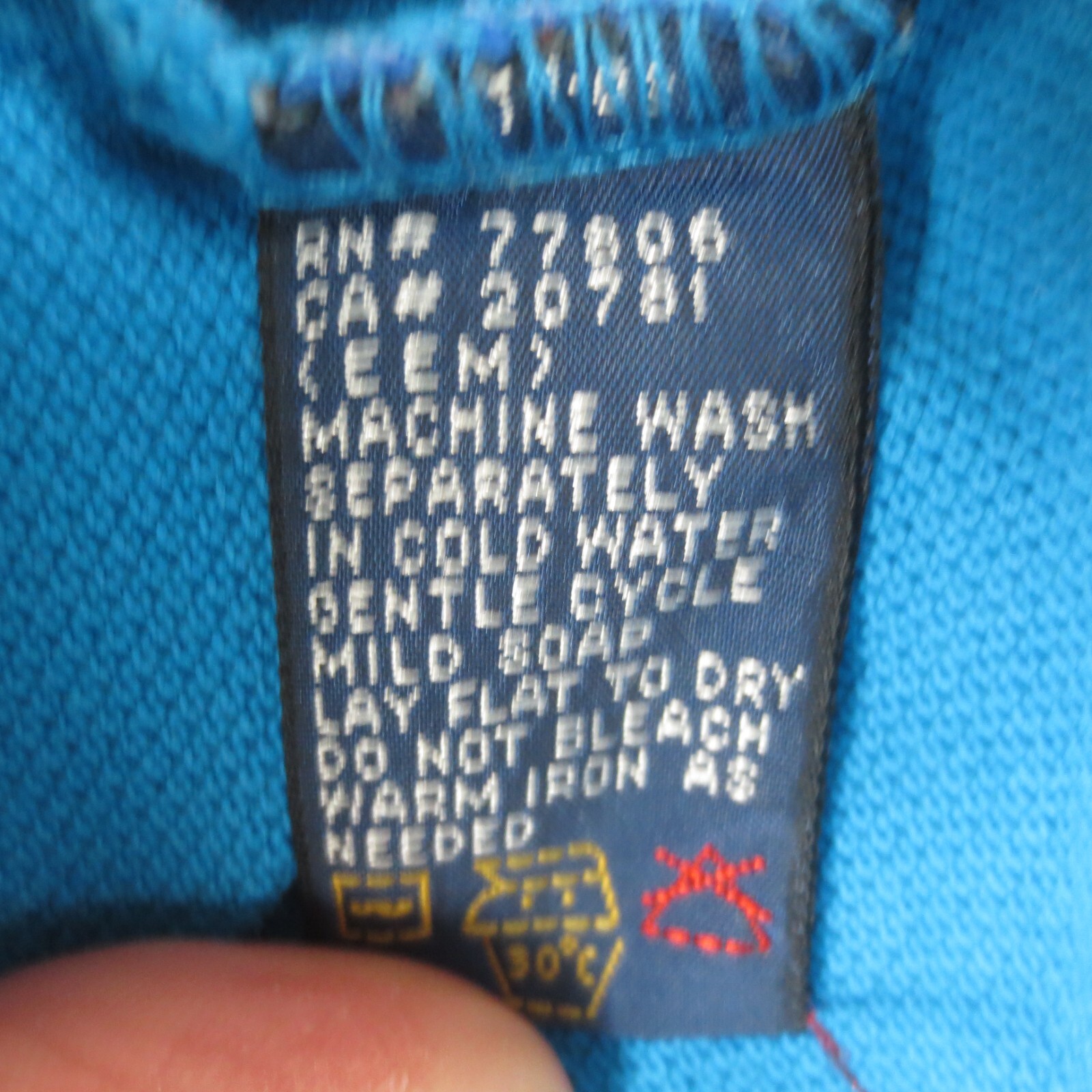 Tommy Hilfiger Polo Shirt Mens Large Blue Short Sleeve Preppy School 90s Golf thumbnail 8