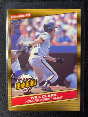 1986 Donruss Baseball Highlights You Pick Free Shipping!!!