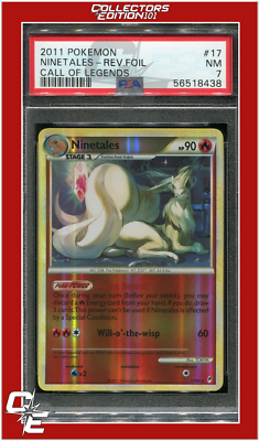 Call of Legends 17 Ninetales Reverse Foil PSA 7 | eBay
