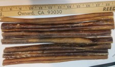 THICK Bully Sticks 12" Natural Beef Chews FREE SHIPPING 